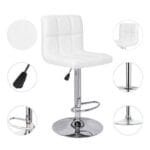 PACK DE 2 PISOS BAR TABURETE BLANCO 8 Pack Taburete Confy Blanco 7