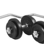 Set Mancuernas 35kg Acero + Barra Preolimpica Z 1 Pre Olimpico 15 1