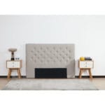 Respaldo Beige Boton 2P 1