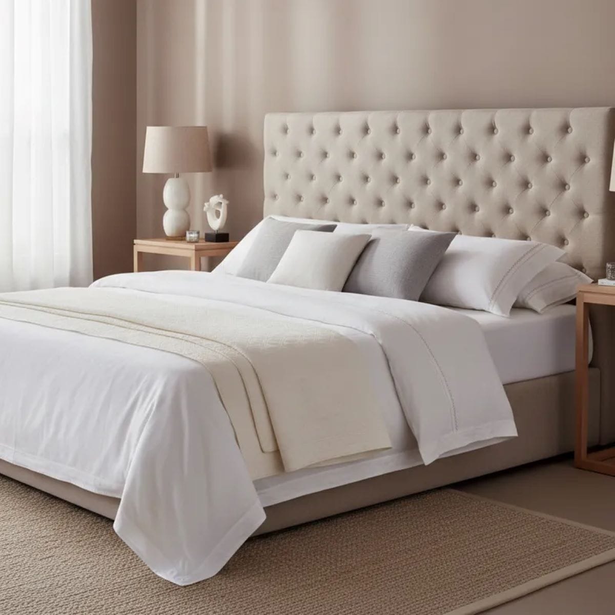 Respaldo Beige Boton 2P 4