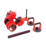 Set Mancuernas 20 Kg Barra Rusa Kettlebell Premium 2 Set 20kg Rojas 10