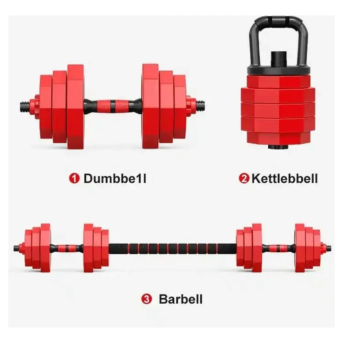 Set 20kg Rojas - 5 Set 20kg Rojas 5