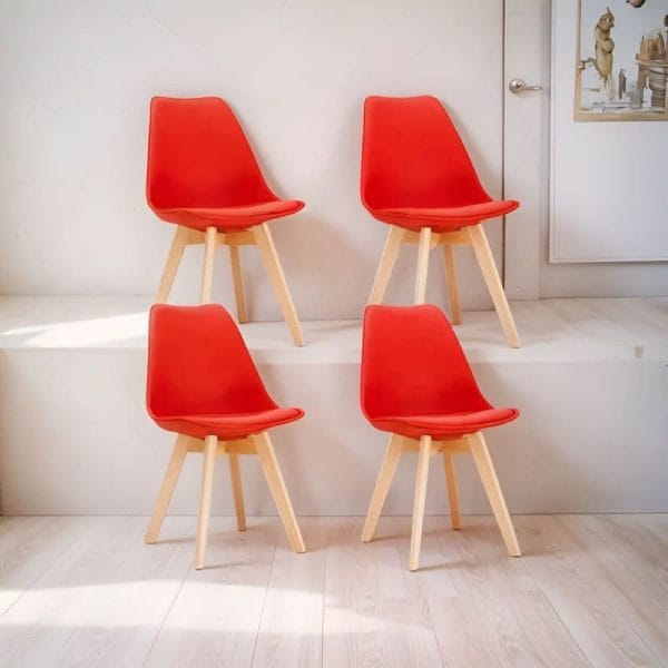 Silla Tulip Rojas 4 7