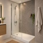 Mampara Fija 70 x 185 cm Vidrio Templado STRETTO 6 Stretto Fija 700x800x6mm 5