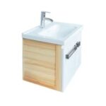 Vanítorio con Grifería PVC Simil Madera T-1060 2 T 1060 1