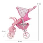 Travel Coche Muneca Flor 4