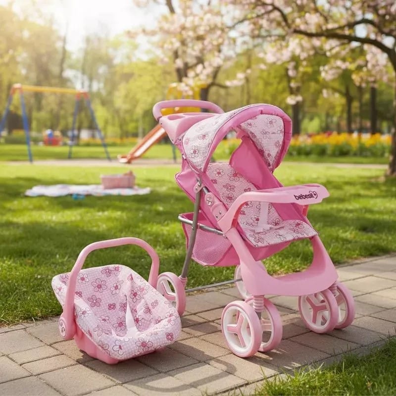 Travel Coche Muneca Flor