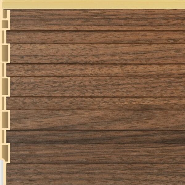 Wall Panel Wpc 16x240 cm Café Oscuro 0.39 m2 HÖLZTEK