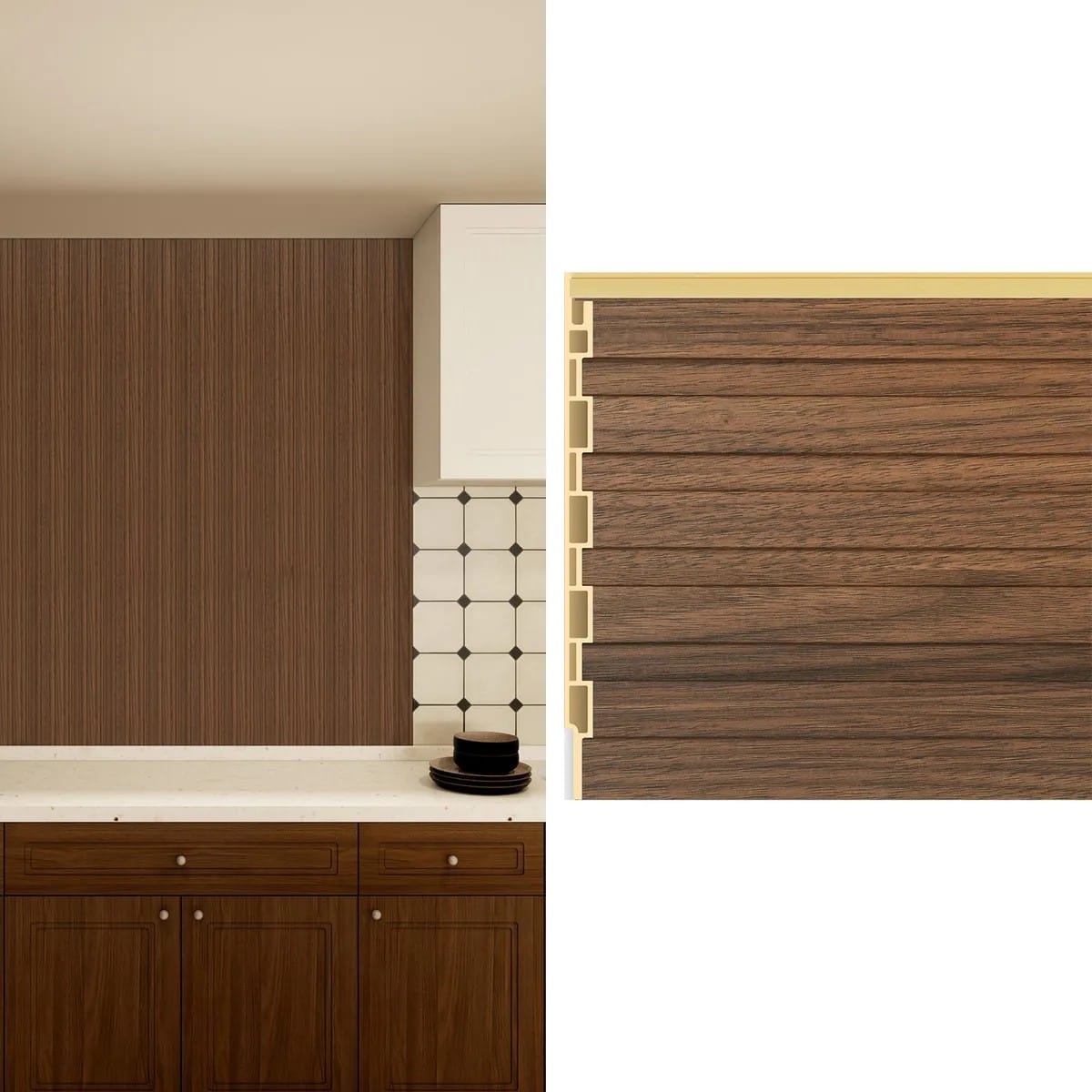 Wasll Panel 16x240x0,9 cm Cafe Wasll Panel 16x240x09 cm Cafe
