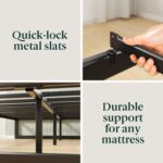Base de Cama Metálica Zinus 2 Plazas 6 Zinus QLSP14P2 5