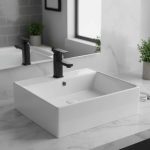 Lavamanos Encimera Wasser / 45,5x4,5x12 cm + Grifería 1 descarga 1 27