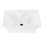 Lavamanos de Loza 48x16x38 cm Blanco Sensi Dacqua 3 w 1500 h 1500 fit pad 6 3